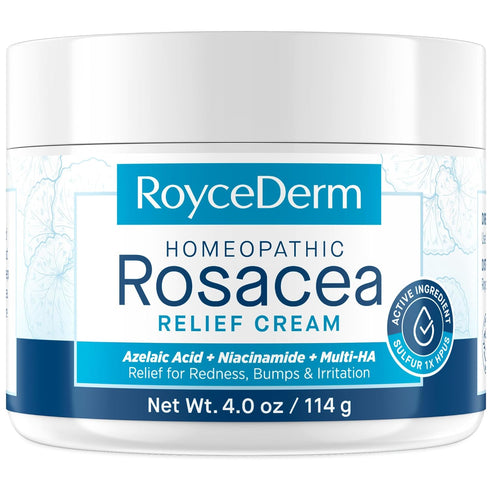 Roycederm Rosacea Treatment for Face with Azelaic Acid Redness Relief & Corrector
