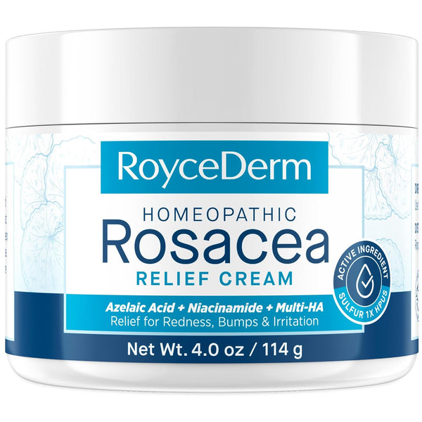 Roycederm Rosacea Treatment for Face with Azelaic Acid Redness Relief & Corrector