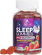 Melatonin Gummies 8mg - Extra Strength Sleep Support with 20mg Passiflora, Vegan, Berry Flavor - 60 Gummies