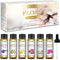 Floral Essential Oils Set of 6 - Pure Essential Oil Gift Set for Diffusers, Soap & Candle Making - 10ml