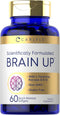 Carlyle Brain Up Supplement | 60 Softgels | with L-Theanine, Bacopa & B-12 | Non-GMO, Gluten Free