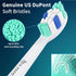 Replacement Heads for Philips Sonicare - Brush Head Compatible with Philips Sonicare Toothbrush Snap-on Handles, 8 Pack