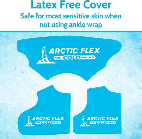 Arctic Flex Gel Replacement Packs - Reusable Gel Ice Packs for Ankle Brace, Hot and Cold Therapy for Pain Relief