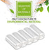 Tebery 200 Counts 4 Gallon Clear Small Garbage Bags, Trash Bags for Bathroom Bedroom Office Trash Can
