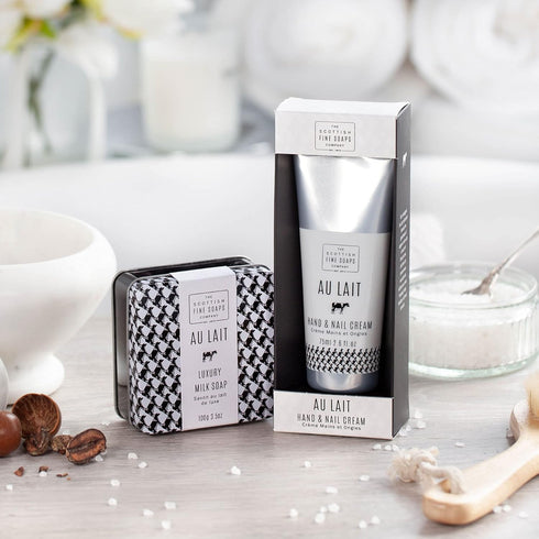 Scottish Fine Soaps Au Lait Luxury Milk Soap Tin, 3.5 Ounces
