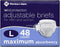 MEMBERS MARK Member's Mark Total Protection Adult Briefs for Men & Women, Large (48