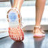 1 Pair Silicone Gel Heel Cups for Plantar Fasciitis, Sore Heel, Bone Spur & Achilles Pain Relief Protectors (M 34-38)