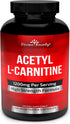 Divine Bounty Acetyl L-Carnitine Capsules, 1200mg Per Serving, 120 Vegetarian Capsules