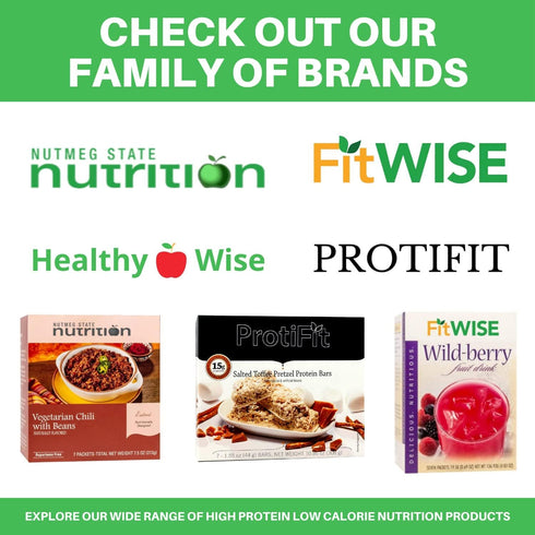 ProtiFit High Protein Fruit Flavored Powder Drink Mix, 15g Protein, Low Calorie, Sugar Free, 7 Servings Per Box
