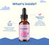 Magnesium Citrate Liquid, 30 Servings - Sugar & Gluten Free Magnesium for Kids with Chamomile, Passion Flower