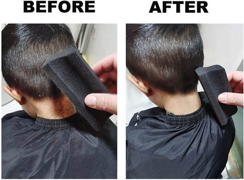 Beard Trimmings Sponge - Compact Neck Duster Cleaner for Sinks and Bathroom