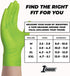 1st Choice 6 mil Nitrile Gloves, Disposable Latex Free Mechanic Gloves with Raised Diamond Texture