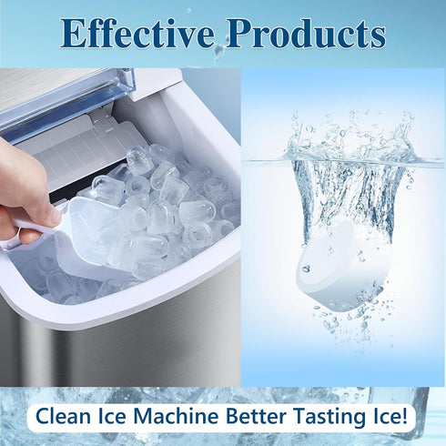 Tablets-36Pack Countertop, Ice Machine Cleaner Descaler Ice Maker Cleaner Compatible with Frigidaire, Opal, GE Profile