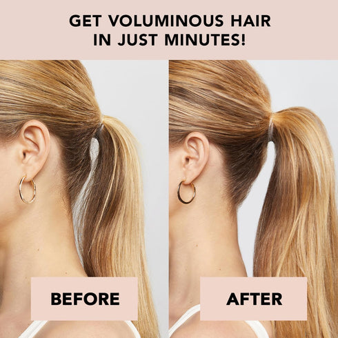 Kitsch PONYFULL Hair Volumizer Tool - Adds Lift and Style to Your Ponytail, Includes 3 No Snag Elastic Ties