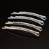 TecUnite 16 Pcs Rhinestone Bobby Pins - Bling Decorative Hair Clips for Women, Bridal Wedding Party, 2.36 Inch
