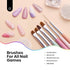 Beetles Nail Art Brushes Set, Gel Polish Design Pen Tools for Nail Cleaning, Liner Brush, and Dotting Pen Gift