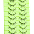 outopen 10 Pairs Manga Lashes, Korean Asian Anime Eyelashes, Japanese Makeup Fake Lashes, Spiky False Eyelashes