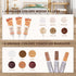 SEISSO Wood Furniture Repair Kit for Hardwood Floors, Touch Up Markers, Wood Fillers, Putty for Holes, Scratches, Cracks