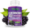 Organic Elderberry Capsules - 4-Way Immune Boost, Vitamins C, D, Zinc Support, 60 Capsules