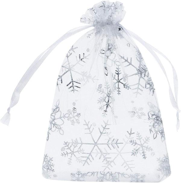 Volanic 100PCS 4X6 Inch Sheer Drawstring Organza Gift Bag Pouch for Jewelry Party Christmas Favor