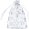 Volanic 100PCS 4X6 Inch Sheer Drawstring Organza Gift Bag Pouch for Jewelry Party Christmas Favor