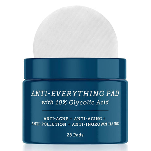 Oars + Alps Anti Everything Pads & Blackhead Remover, Facial Cleanser & Exfoliator with 10% Glycolic & Salicylic Acids,