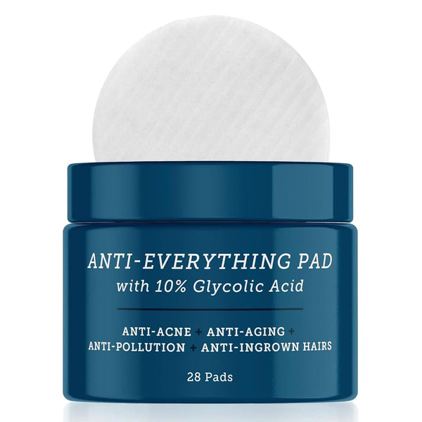 Oars + Alps Anti Everything Pads & Blackhead Remover, Facial Cleanser & Exfoliator with 10% Glycolic & Salicylic Acids,