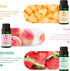 Fragrance Oil, MitFlor Premium Fruit Essential Oils Set, Fruity Scents for Soap & Candle Making
