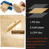 Blisstime Stand Up Pouches - 50 Pack Kraft Paper Bags with Matte Window for Small Business Home Use