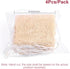 KADS Natural Loofah Sponge, 4 Pcs Unbleached Luffa in Bulk, Eco-Friendly Exfoliating Bath Scrubber for Adults
