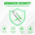 WENJOOP 2800mAh 4Pack 1.2V Rechargeable AA Batteries, High Capacity, NiMH AA Rechargeable Batteries Long Battery Life
