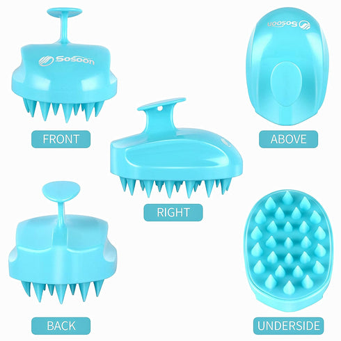 Scalp Massager Shampoo Brush, Hair Scalp Scrubber for Stress Relax Hair Growth, Dandruff Brush for Women Men Kids