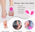 Heel Cups Gel Cushion Pads for Spur Relief, Heel Pain Shock Absorbing Support, Shoe Pads for Women Size 9-13, 2 Pairs