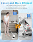 setrel 2 8 Electric Spin Scrubber Bathroom Scrubber - Cordless Shower Scrubber with Adjustable Handle, Speeds, Bathroom