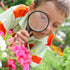 Elcoho 12 Pack Handheld Magnifier Plastic Magnifying Glass for Jewelry, Reading, Home Office Desk Accessories