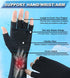 Copper Long Arthritis Gloves,Long Wrist Compression Arm Sleeve Carpal Tunnel Gloves, Fingerless Hand Compression Gloves for Men Women Computer Typing, RSI, Support Hands Wrist &Arms - 1 PAIR (Large)