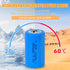 Horbupa 14250 4 Pack, 3.6V LS14250 14250 1/2AA Battery Rechargeable Lithium Battery Batteries for Dog Collars, Security