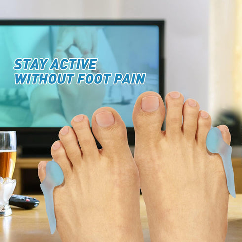 Bunion Protector Cushion, 14 Packs of Gel Corrector Pads with Separator for Pinky Toe, Relief for Foot Pain, Calluses,
