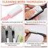 Nail Brush for Cleaning Fingernails, Handle Grip Scrubber Kit for Manicure and Pedicure (6 Pack)