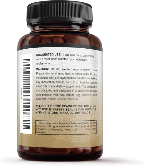 Sunergetic Premium Geranylgeraniol Supplement - GG-Gold 150mg with Vitamin E Tocotrienols - 60 Capsules