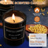 Qizeion 8 Pack Set 3.5oz Candles for Home Scented Aromatherapy Candles Gifts for Women Soy Wax Long Lasting Jar Candles