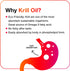 MegaRed Antarctic Krill Oil 500mg Omega 3 Fatty Acid Supplement, 90 Softgels, Heart Health with No Fish Oil