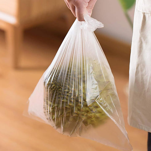 JOIKIT 2 Rolls 1000 PCS Plastic Roll Bags, 10 x 14 Inches Clear Produce Bag Roll for Food Storage