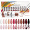 RARJSM Nail Art Gel Liner Painting Polish Set, 12 Colors Autumn Winter Collection, Soak Off Curing Required
