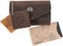 Hide & Drink Nail Clipper Set Case - Rustic Roll for Toiletry Items, Full Grain Leather Travel Accessory