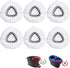 6 Pack Mop Heads Replacement for O-Ceda EasyWring Spin Mop, Microfiber Refill for Deep Cleaning