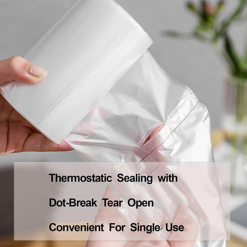 4 Gallon Small Trash Bags, 110 Count, White Trash Bag for Office Bedroom, Small Garbage Can Liners