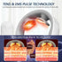 INSHUEY Neck Massager for Pain Relief with Heat Portable Electric Pulse Deep Tissue Trigger Point Cervical Massager
