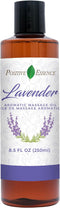 Lavender Massage Oil for Therapy, Body Lotion with Jojoba, Sweet Almond Oil, Vitamin E, and Pure Lavender