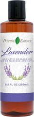 Lavender Massage Oil for Therapy, Body Lotion with Jojoba, Sweet Almond Oil, Vitamin E, and Pure Lavender